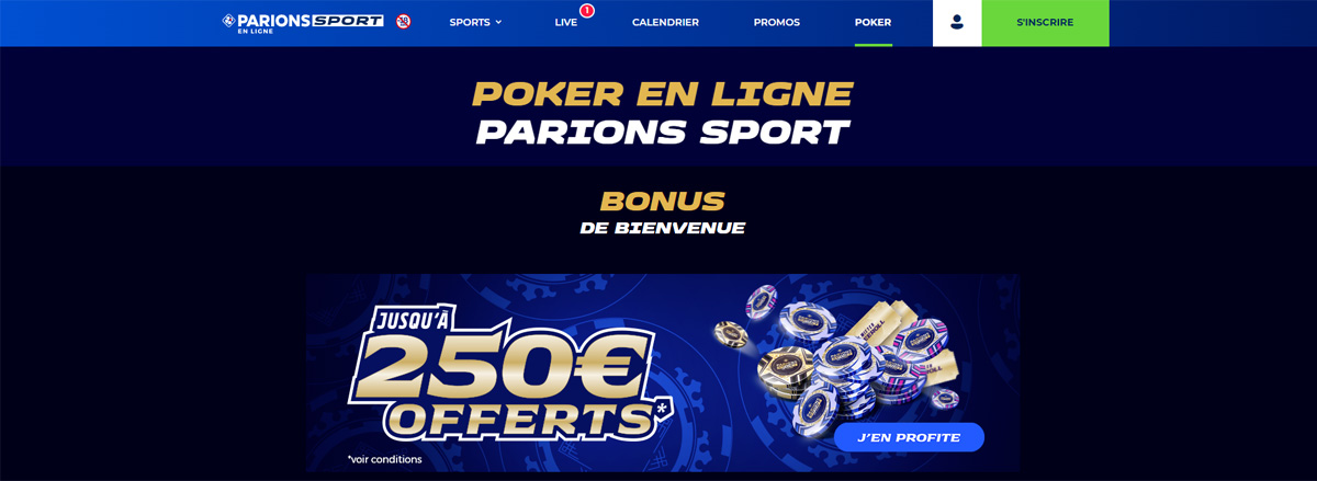 Parions Sports Poker