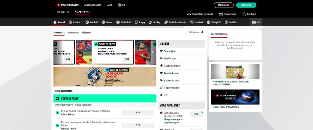 Pokerstars 15 Pokerstars Sports