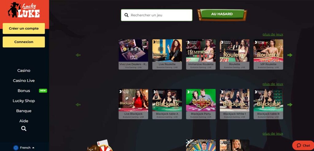 Lucky Luke 13 Lucky Luke Casino Live