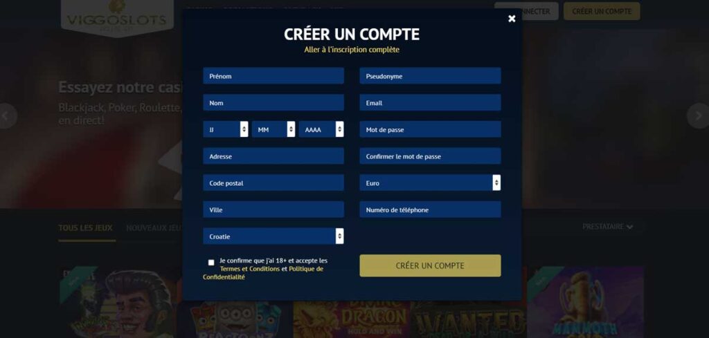 ViggoSlots 14 Viggoslots un compte