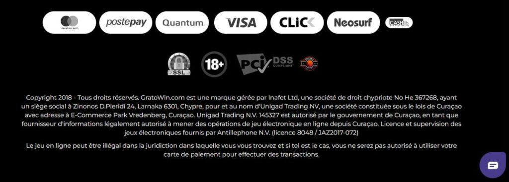 GratoWin 18 Gratowin Informations
