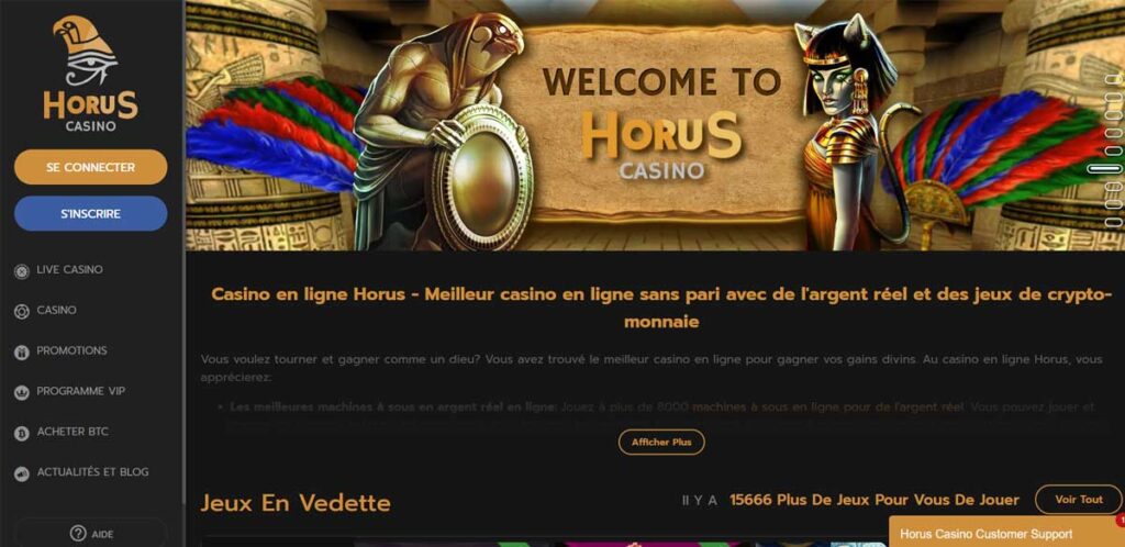Horus Casino 12 Horus Casino Page