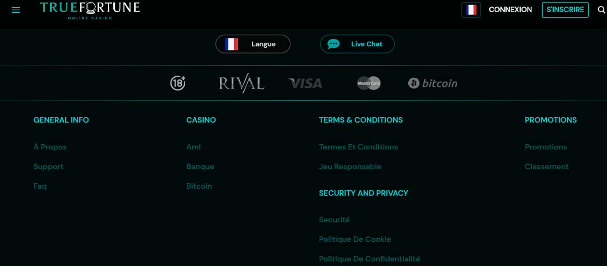 True Fortune Casino Avis 2024 💷 200 2000€ Premier Dépôt