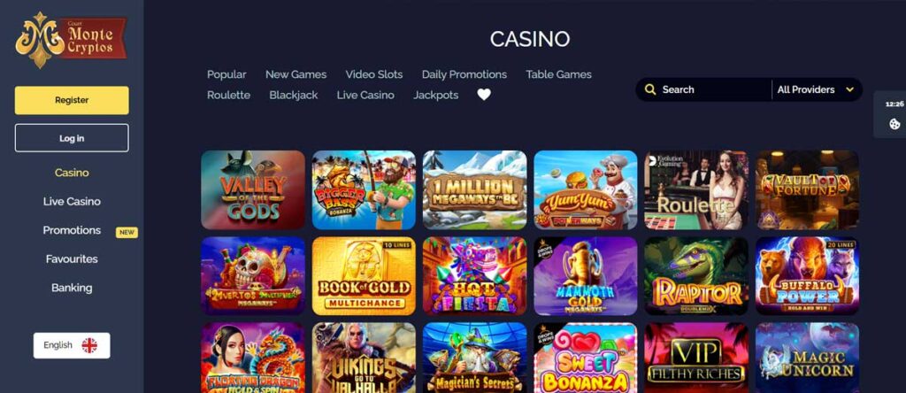 Monte Cryptos 12 Monte Cryptos Casino