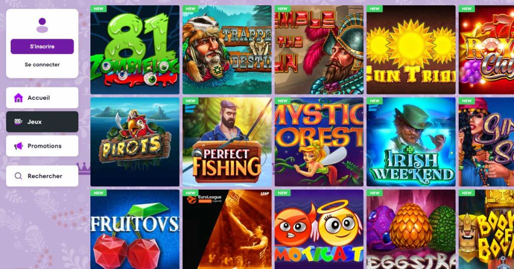 Royal Spinz 14 Jeux de casino