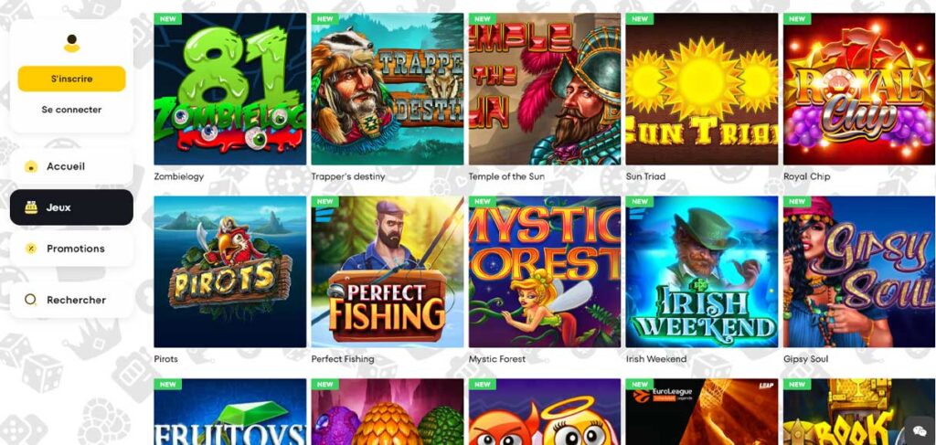Casino 1 Club 15 Jeux en ligne
