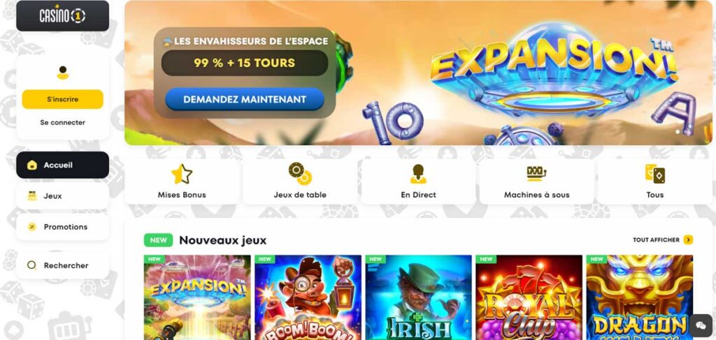 Casino 1 Club 12 Page-d'accueil