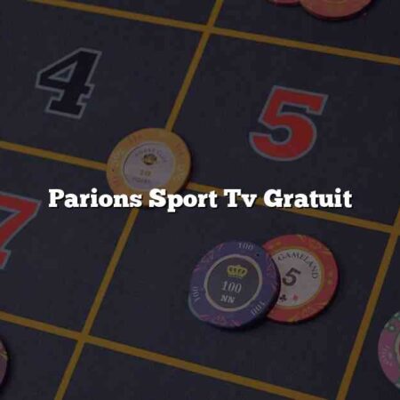 Parions Sport Tv Gratuit