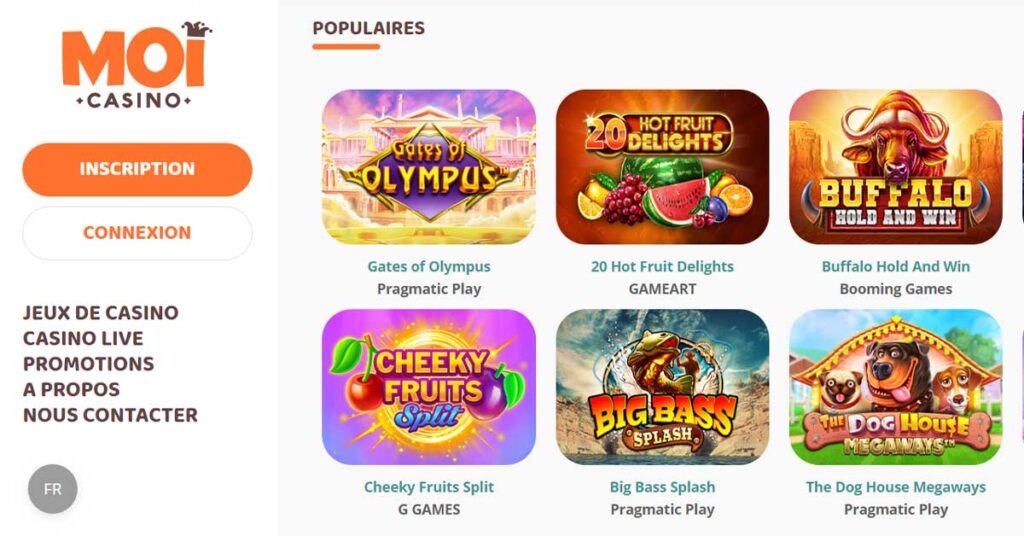 Moi Casino 15 Jeux en ligne