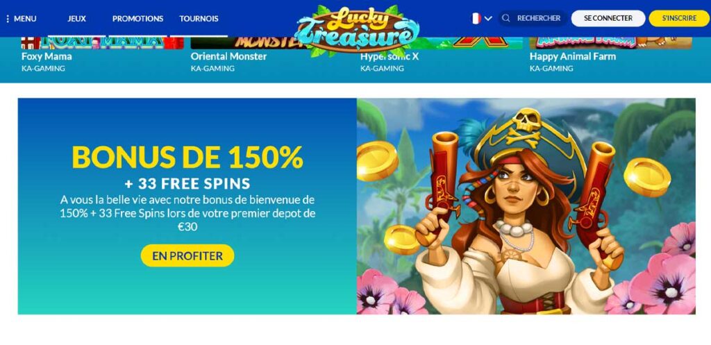 Lucky Treasure Casino 16 Bonus et promotions
