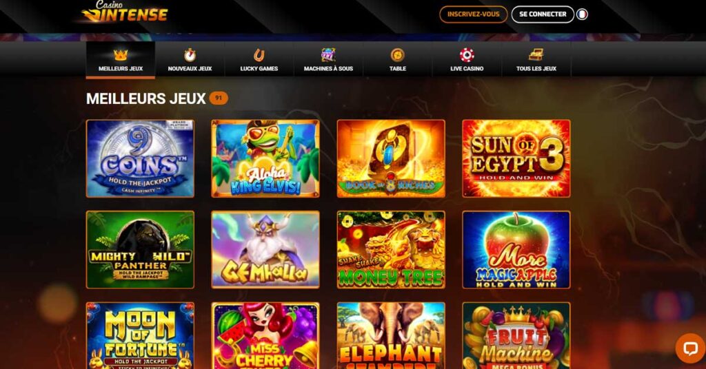 Casino Intense 14 Jeux en ligne