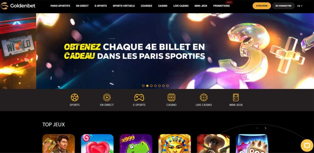 Goldenbet 12 Page d'accueil