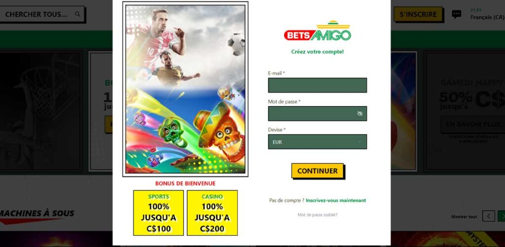 Betsamigo Casino 14 Sinscrire de casino
