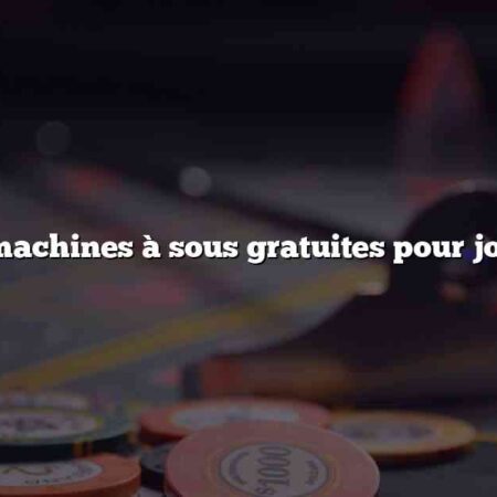 Profitez de machines à sous gratuites pour jouer en ligne