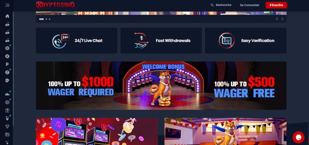 Kryptosino 16 Informations de casino