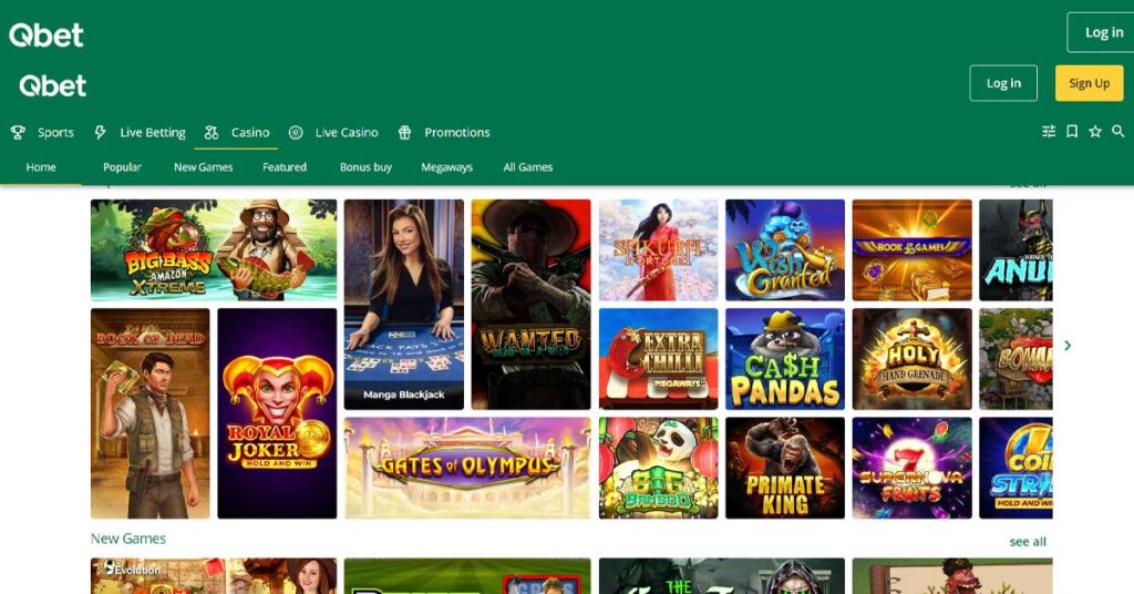 Qbet Casino 14 Jeux en ligne