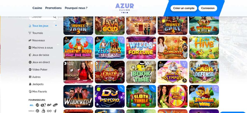 Azur 15 Jeux en ligne