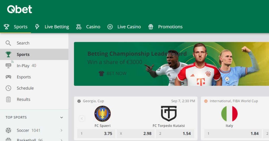 Qbet Casino 16 Sports de Qbet