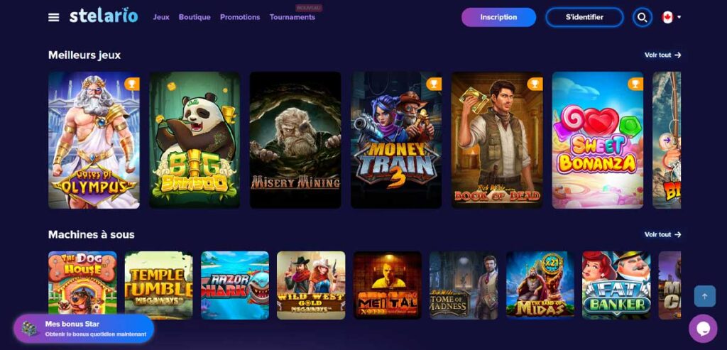Stelario 13 Jeux de casino