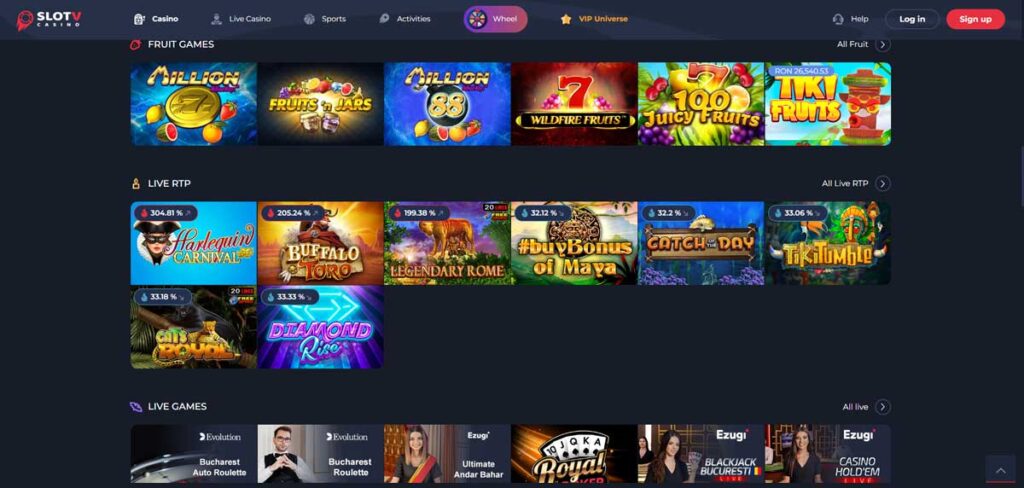SlotV 13 Jeux de casino