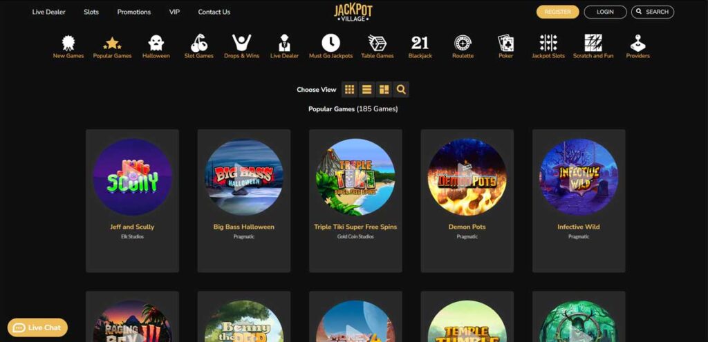 Jackpot Village 14 Jeux en ligne