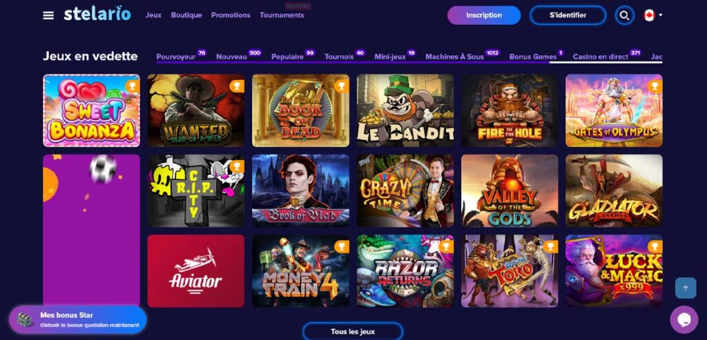 Stelario 15 Jeux en ligne