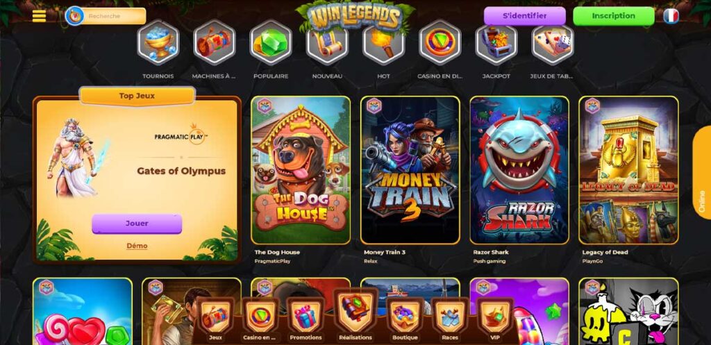 WinLegends 14 Jeux en ligne