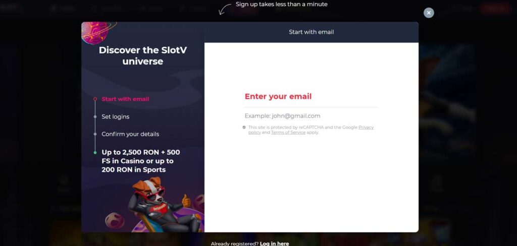 SlotV 14 Sinscrire de casino