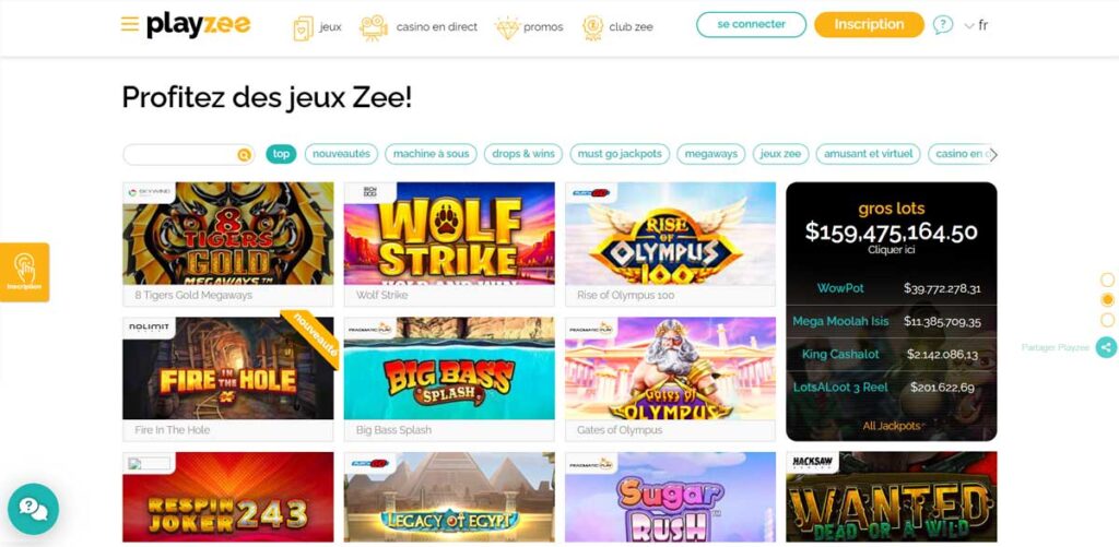 Playzee 14 Jeux de casino