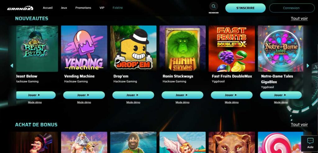 GrandZ 15 Jeux de casino