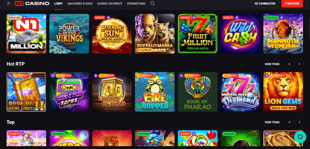N1 15 Jeux de casino
