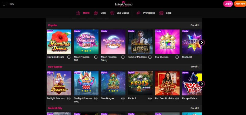 Inter 13 Jeux de casino