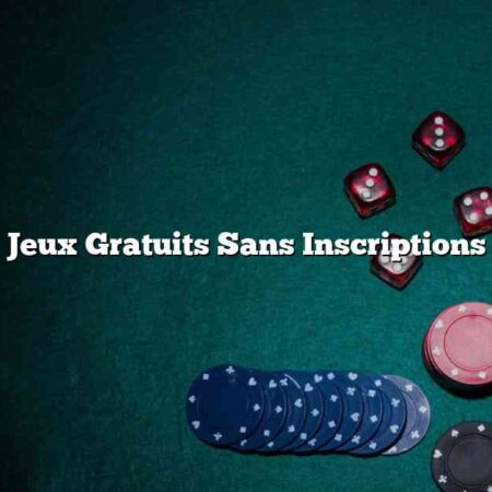 Jeux Gratuits Sans Inscriptions