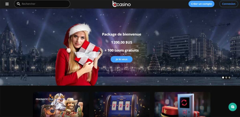 BCasino 12 Page d'accueil