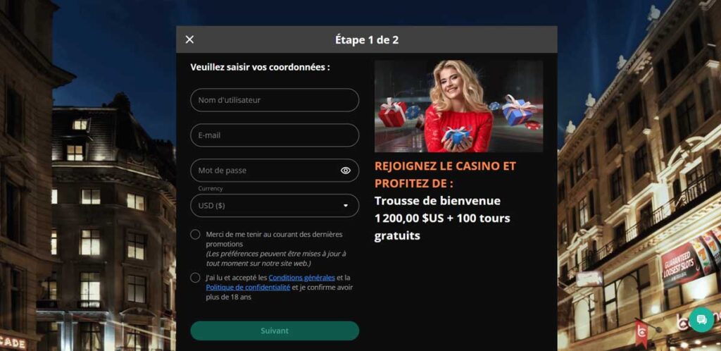 BCasino 13 Sinscrire de casino