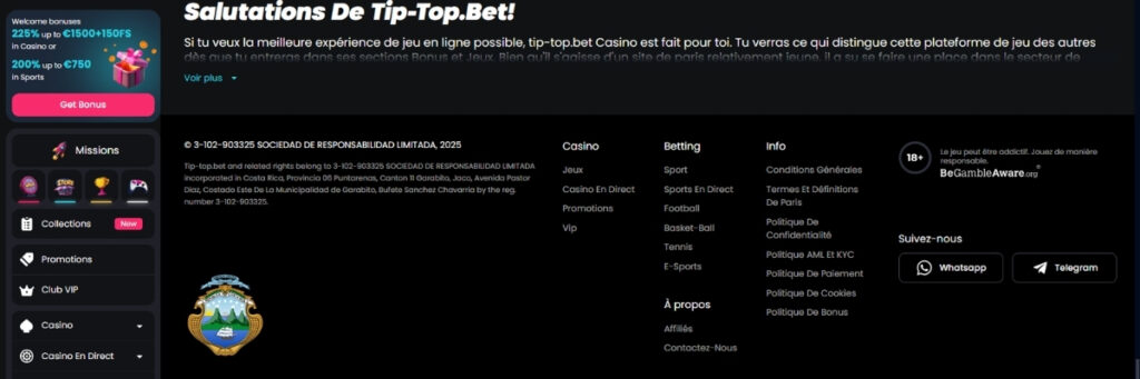 Tip Top Bet 14 Tip Top Casino